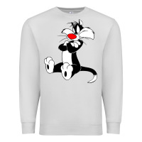 Dove Grey sylvester cat Premium Sweatshirt - linhVisuals