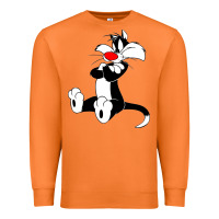 Carrot sylvester cat Premium Sweatshirt - linhVisuals