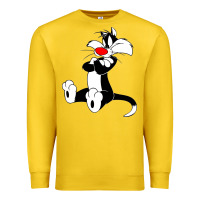 Lemon sylvester cat Premium Sweatshirt - linhVisuals