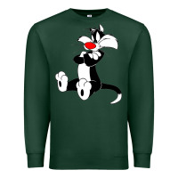 Sports Green sylvester cat Premium Sweatshirt - linhVisuals