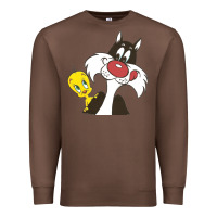 Chestnut tweety and sylvester Premium Sweatshirt - linhVisuals