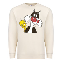 Sandshell tweety and sylvester Premium Sweatshirt - linhVisuals