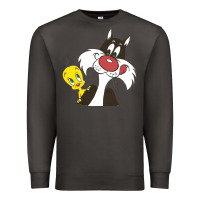 Smoke tweety and sylvester Premium Sweatshirt - linhVisuals