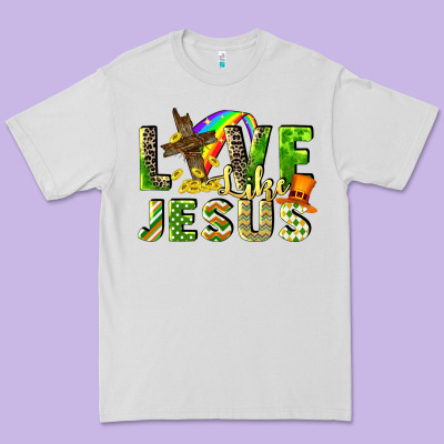 Love Like Jesus Premium Tee Designed By Cowgirlartshop