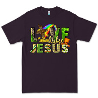 Plum Love like Jesus Premium Tee - CowGirlArtShop