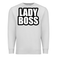 Dove Grey Lady boss... Premium Sweatshirt - linhVisuals