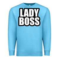 Ocean Blue Lady boss... Premium Sweatshirt - linhVisuals