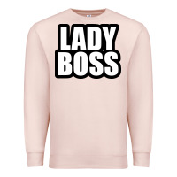 Pale Pink Lady boss... Premium Sweatshirt - linhVisuals