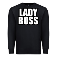 Black Lady boss... Premium Sweatshirt - linhVisuals
