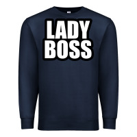 Navy Lady boss... Premium Sweatshirt - linhVisuals
