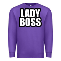 Purple Lady boss... Premium Sweatshirt - linhVisuals