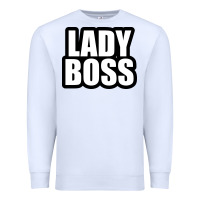 White Lady boss... Premium Sweatshirt - linhVisuals
