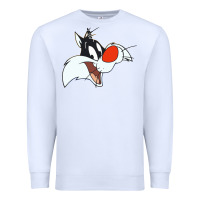 White sylvester  face Premium Sweatshirt - linhVisuals