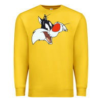 Lemon sylvester  face Premium Sweatshirt - linhVisuals