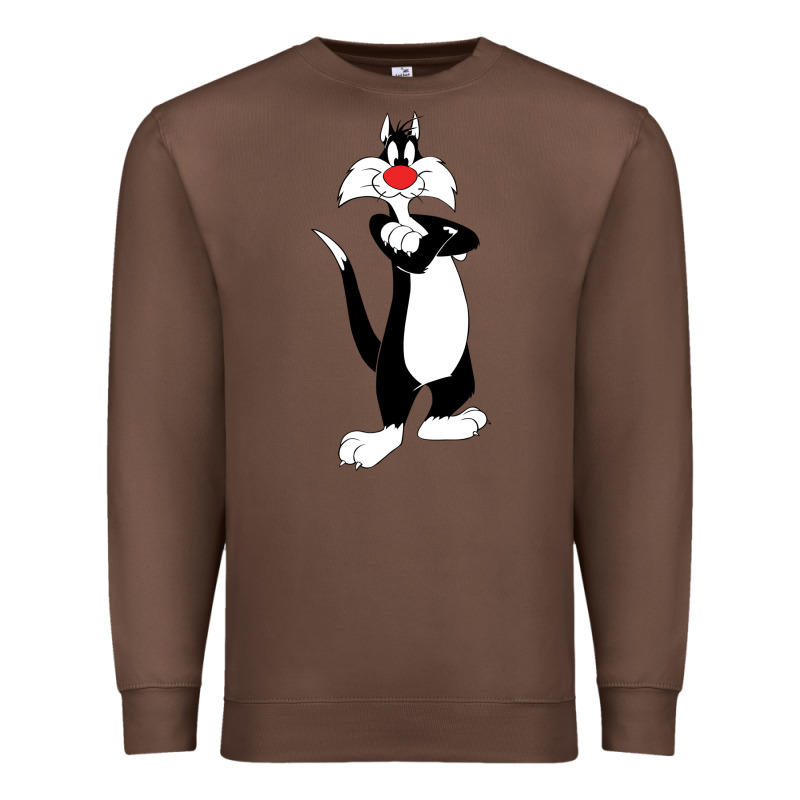 Sylvester Cat Premium Sweatshirt by linhVisuals | Teevron
