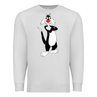 Dove Grey sylvester cat Premium Sweatshirt - linhVisuals