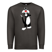Smoke sylvester cat Premium Sweatshirt - linhVisuals