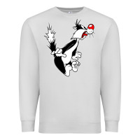 Dove Grey sylvester cat Premium Sweatshirt - linhVisuals