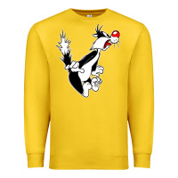 Lemon sylvester cat Premium Sweatshirt - linhVisuals