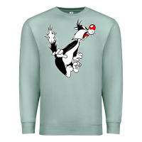 Seafoam sylvester cat Premium Sweatshirt - linhVisuals