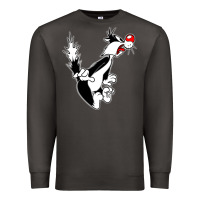 Smoke sylvester cat Premium Sweatshirt - linhVisuals