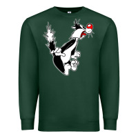 Sports Green sylvester cat Premium Sweatshirt - linhVisuals