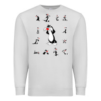 Dove Grey sylvester cat Premium Sweatshirt - linhVisuals