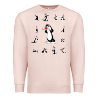Pale Pink sylvester cat Premium Sweatshirt - linhVisuals
