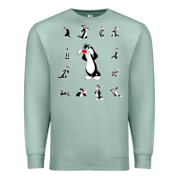 Seafoam sylvester cat Premium Sweatshirt - linhVisuals