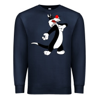 Navy sylvester cat Premium Sweatshirt - linhVisuals