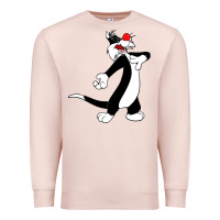 Pale Pink sylvester cat Premium Sweatshirt - linhVisuals