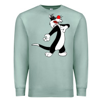 Seafoam sylvester cat Premium Sweatshirt - linhVisuals
