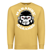 Antique Gold harambe Premium Sweatshirt - linhVisuals