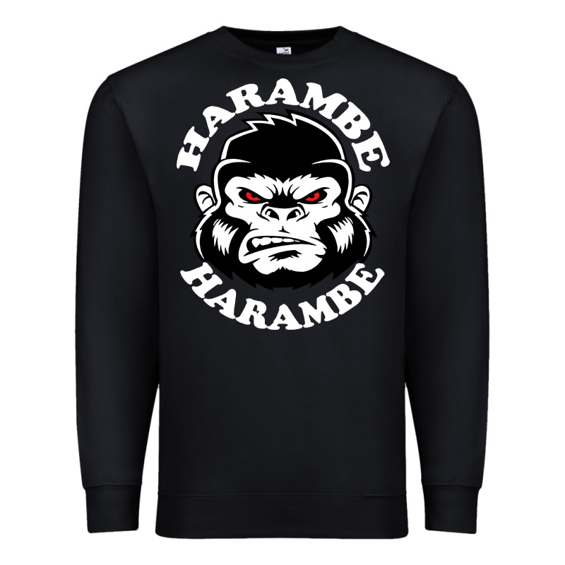 Harambe Premium Sweatshirt by linhVisuals | Teevron
