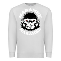 Dove Grey harambe Premium Sweatshirt - linhVisuals