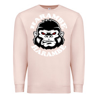 Pale Pink harambe Premium Sweatshirt - linhVisuals