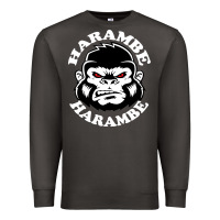 Smoke harambe Premium Sweatshirt - linhVisuals
