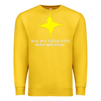 Lemon undertale   determination point Premium Sweatshirt - linhVisuals