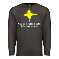 Smoke undertale   determination point Premium Sweatshirt - linhVisuals