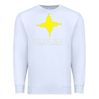 White undertale   determination point Premium Sweatshirt - linhVisuals