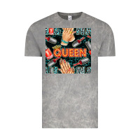 Cloud Rock nail queen hand and polish with lights and leopard seamless pattern bb Vintage Tee - BundleAndBundleShop