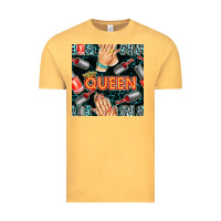 Vintage Mustard nail queen hand and polish with lights and leopard seamless pattern bb Vintage Tee - BundleAndBundleShop