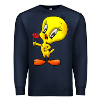 Navy tweety Premium Sweatshirt - linhVisuals