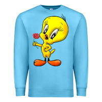 Ocean Blue tweety Premium Sweatshirt - linhVisuals