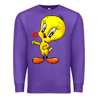 Purple tweety Premium Sweatshirt - linhVisuals