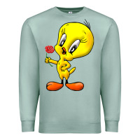 Seafoam tweety Premium Sweatshirt - linhVisuals