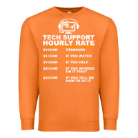 Carrot tech support hourly rate t shirt Premium Sweatshirt - linhVisuals