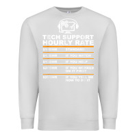 Dove Grey tech support hourly rate t shirt Premium Sweatshirt - linhVisuals
