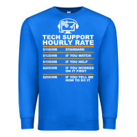 True Royal tech support hourly rate t shirt Premium Sweatshirt - linhVisuals