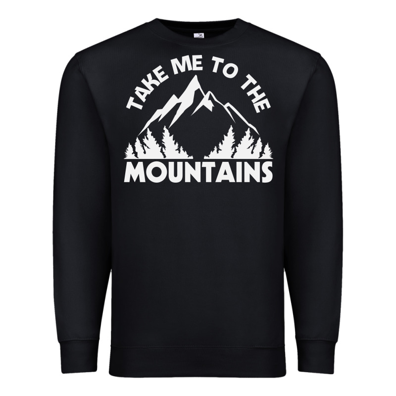Take Me To The Mountains Nature Lover Premium Sweatshirt by linhVisuals | Teevron